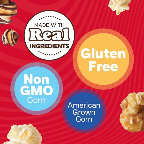 Popcornopolis 3491002 Gourmet Popcorn Snacks, 12 Cone Variety Snack Packs (Gift Cone), Zebra Popcorn, Cheddar Cheese Popcorn, Caramel Popcorn & Kettle Corn Popcorn thumb #2