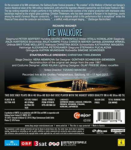 Richard Wagner: Die Walküre (Salzburg, 2017) – 4K Blu-ray (UHD Blu-ray Disc)