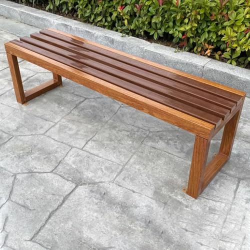 Banc de parc en métal résistant pour aménager un jardin public ou privé - 7