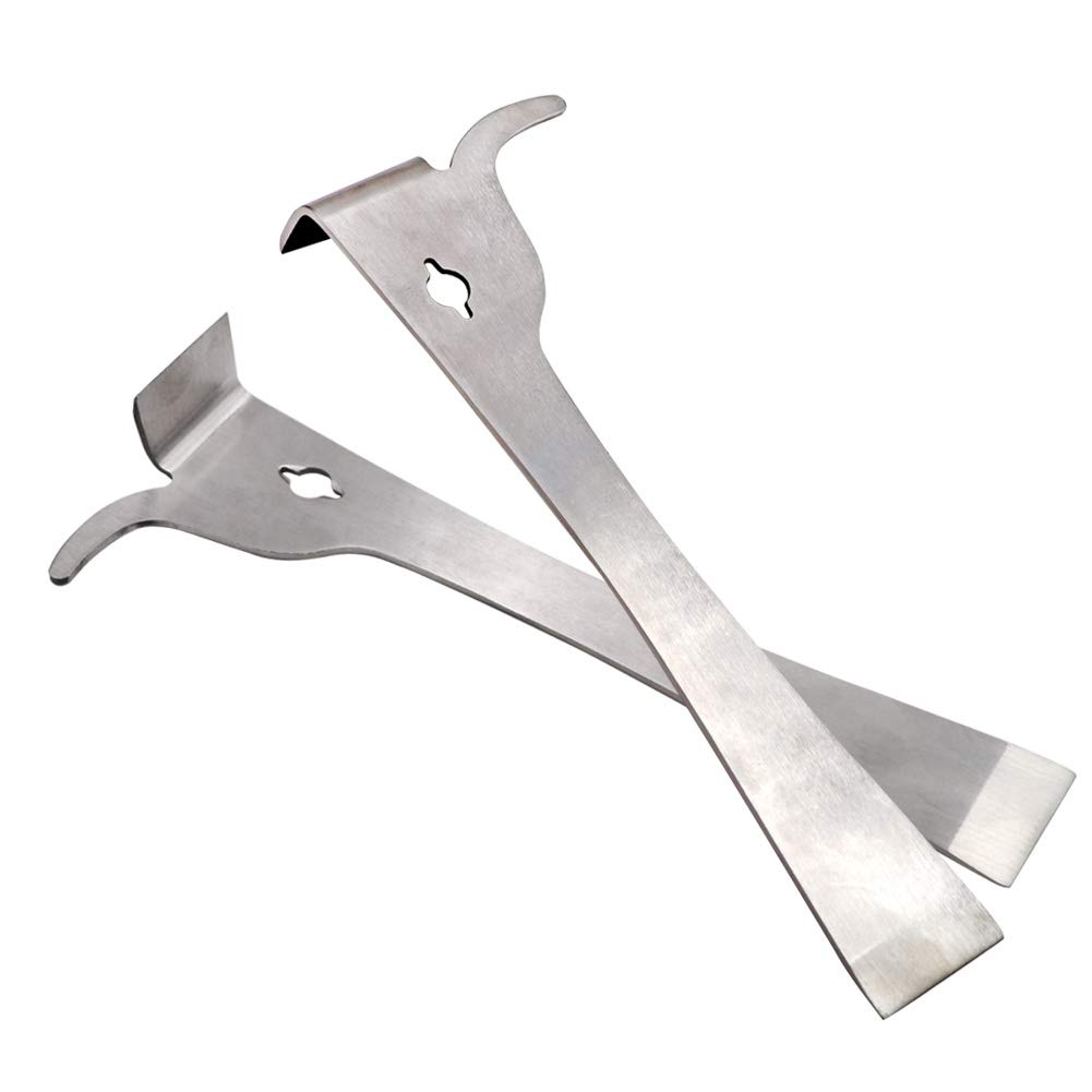M.Z.ABee Hive Scraper Beekeeping Hive Tool Pry Bar Beehive Scraper Stainless Steel Scraper Pack of 2