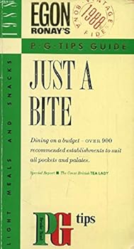 Paperback Egon Ronay's P G Tips Guide Just a Bite, 1988 (EGON RONAY'S JUST A BITE) Book