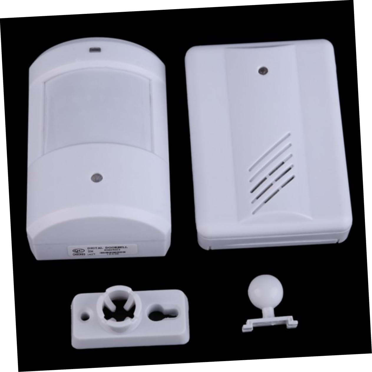 DOITOOL Doorbell 2pcs ir Sensor doorbells doorbell Door Bell Entry Chime Doorbell Security Alarm Doorbell Welcome Device Intelligent Ir Sensor