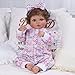 BABESIDE Reborn Baby Doll Clothes for 17-22 Inch Dolls, 5 Sets Baby Doll Clothes Outfits Accessories - Romper Suit and Headband for Newborn Baby Doll Boy&Girl Kids Gift