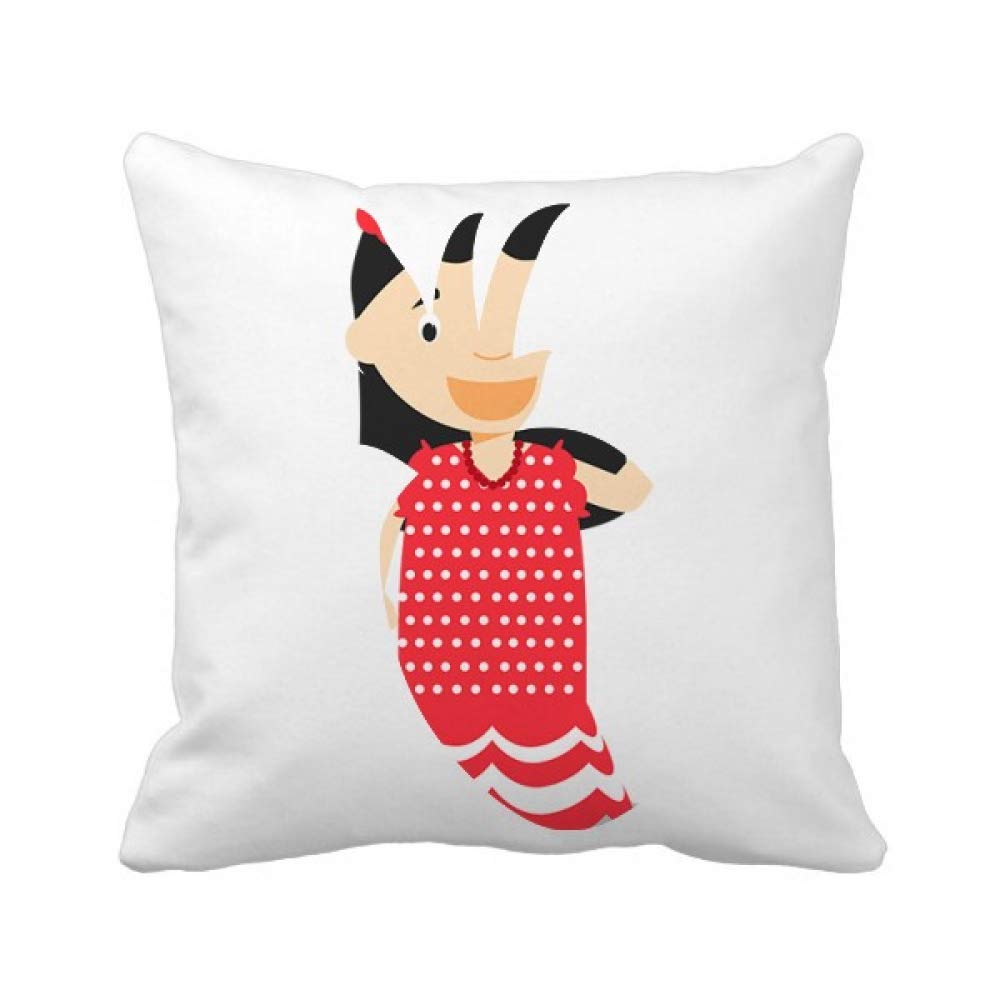 Housse de coussin ananas motif robe rouge pour rénover vos sièges