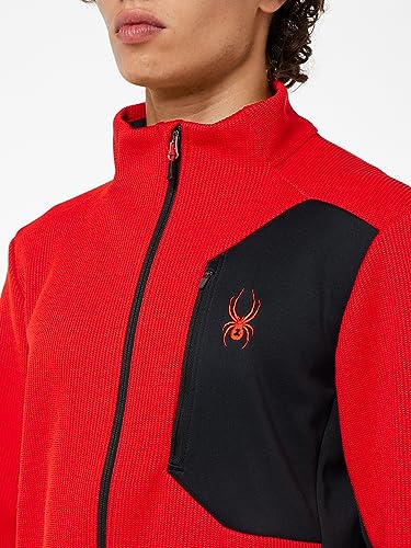 Image of Spyder Men's Bandit Hybrid Full Zip Mid Layer Jacket