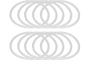 FOMIYES 12pcs Bulk 5-Inch/6-Inch/7-Inch Steel Hoops Craft Gold Dreamcatcher Hoops for Crafts and DIY Dreamcatcher