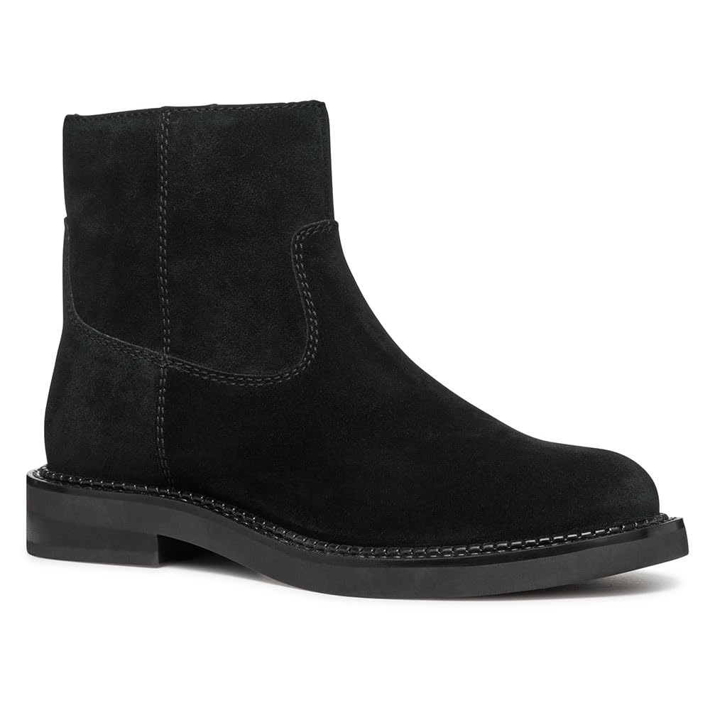 Geox D Serilda B - Botines para Mujer, Black, 39 EU
