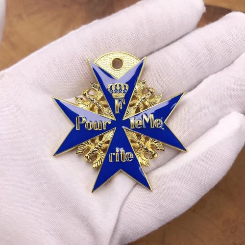 FOTN Reproduction Prussian Knight Pour Le Merite Blue Max Medal Award Medal Collectible Gift for Collector3