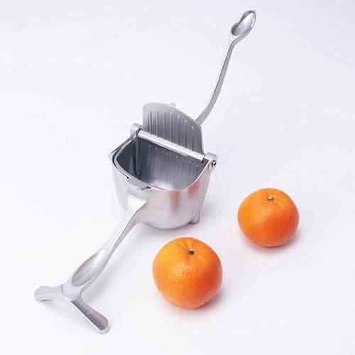 Miniatura 5 de Exprimidor manual de gran tamaño  Exprimidor manual de frutas de aleación de aluminio resistente, prensa de cítricos grande para naranja, limón,