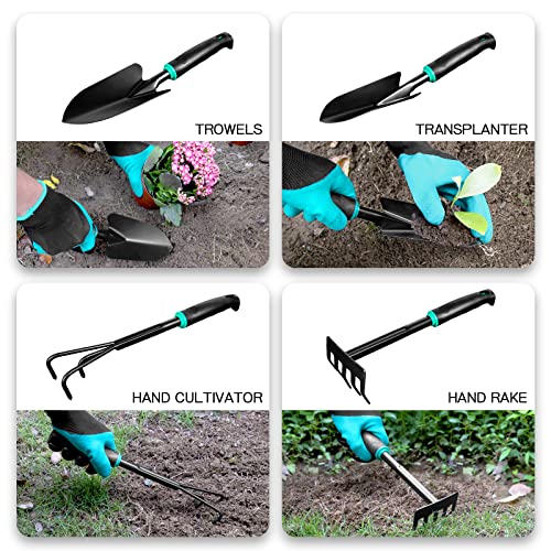 Set de 9 piezas de herramientas de jardinería para niños miniatura 2