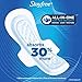 Stayfree Maxi Pads Overnight With Wings 28ct, 28Count