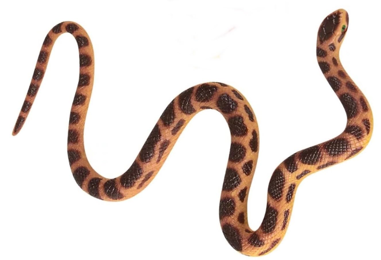 Amazon.com: HAPPY DEALS ~ Stretch Fake Snake Toy 22 inches