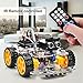 OSOYOO Robot Car Starter Kit for R3 | STEM Remote Controlled Educational Motorized Robotics for Building Programming Learning How to Code | IOT Mechanical DIY Coding for Teens Adults