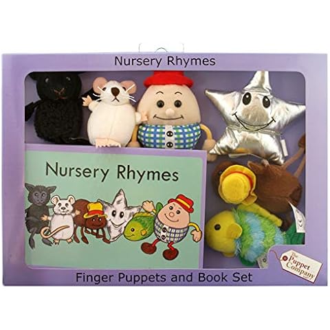 The Puppet Company Traditional Story Sets Nursery Rhymes Book and Finger Puppets Set Cover