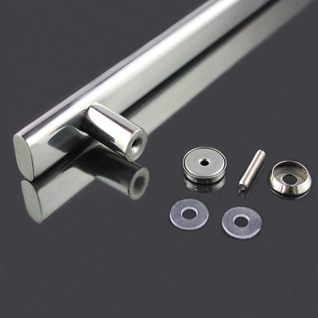 T Bar Single Shower Glass Door Handle Pull Replacement Set with Washers,Bathroom Door Knobs for Doors Interior/Exterior,Shower Screen,Laundry Room