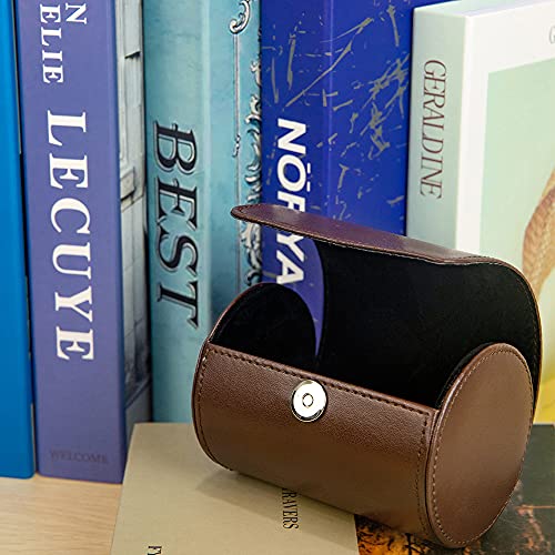 Wajj Necktie Travel Case, Tie Anti-Wrinkle Organizer Box (Brown) #TOP6