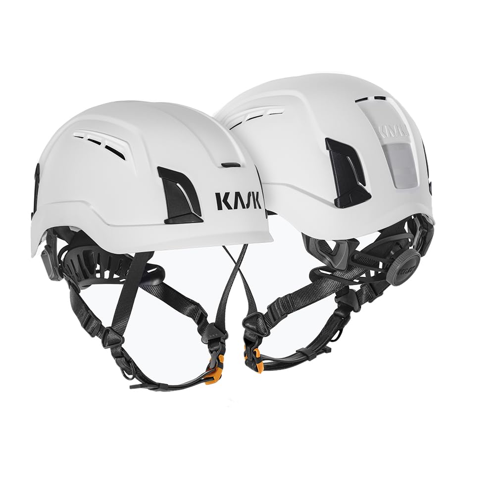KASK ZENITH X Air - Casco de construcción, escalada y trabajo, rueda giratoria, talla 52-63 cm, sistema de ventilación, color: blanco