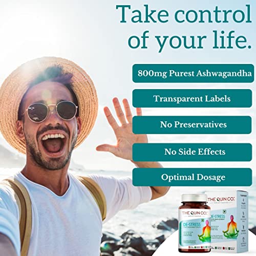 Image of The Quin Co. De-Stress Tablets- 30 tablets