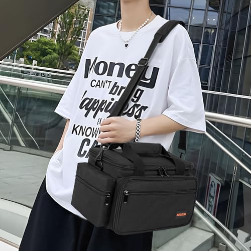 Image of AKOZLIN Cable File Bag with Dividers for Sound Instrument Accessories