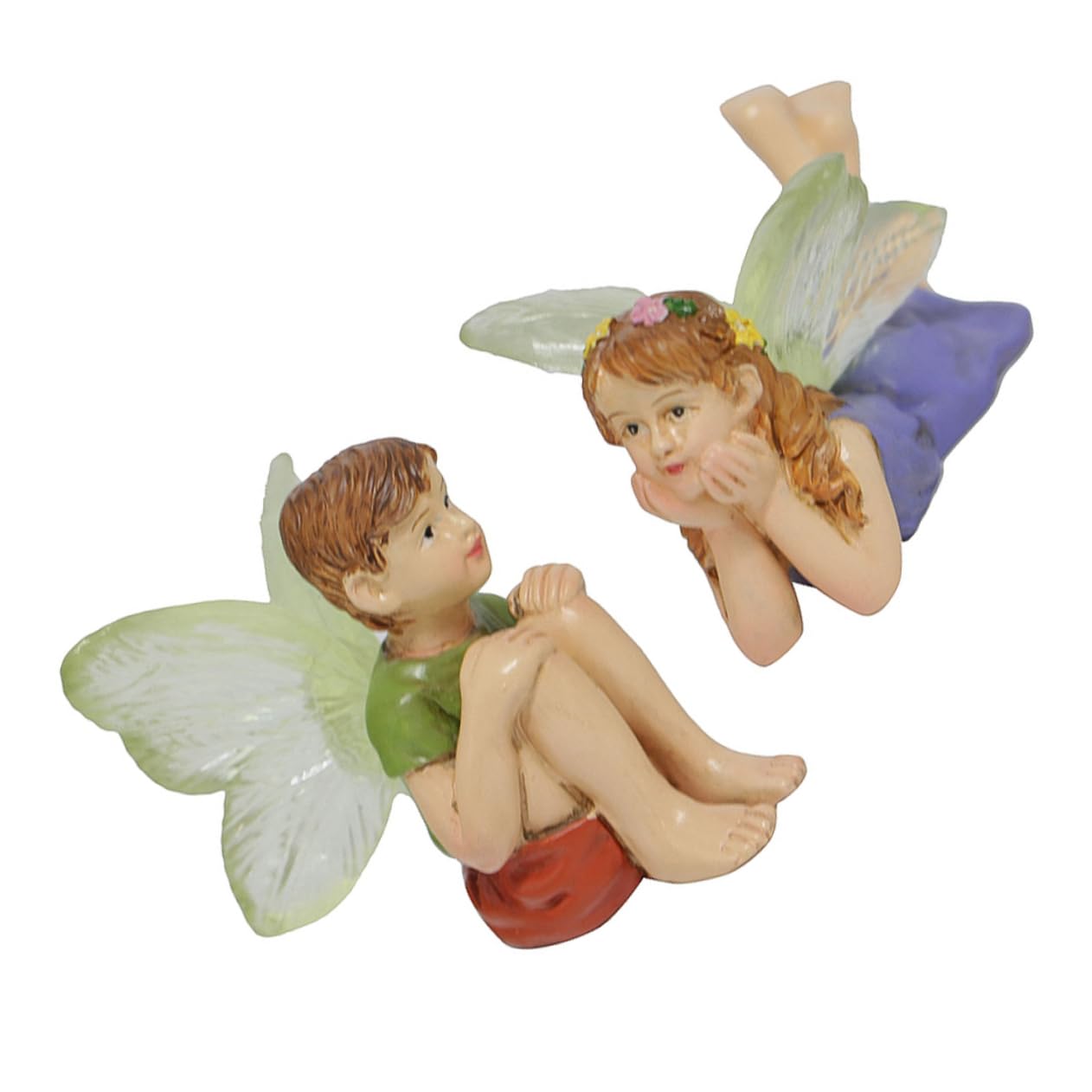 Kisangel 10stücke Blumenfee Statue Aus Resin Gartenfiguren Für Deko Im Freien Kreative Feenornamente Für Auto Zuhause Und Büro Für Gartenliebhaber Und Dekoration