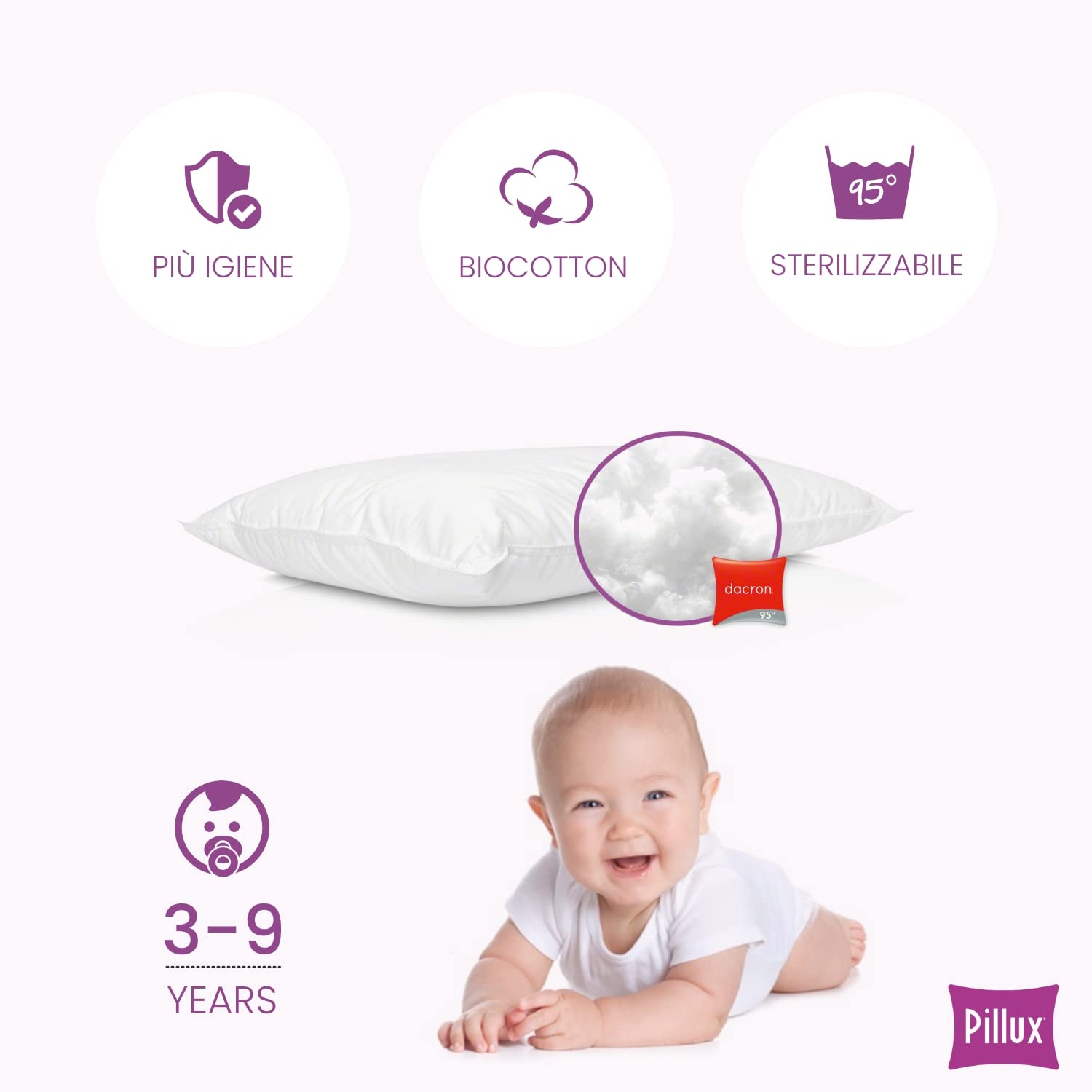 Cojín infantil de 3 – 9 años (lavable a 95 grados)