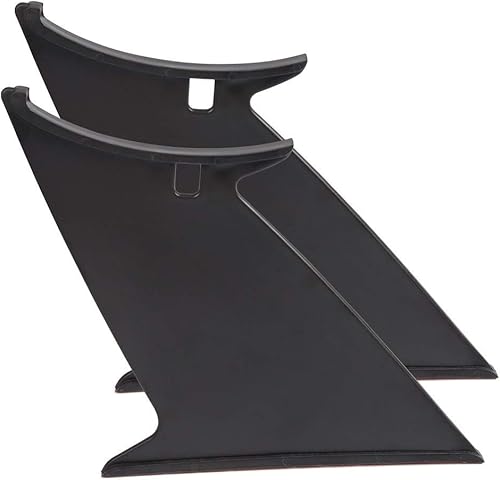 PIT66 Soporte estabilizador de ala, compatible con Subaru Impreza WRX STI Sedan 2015 2016 2017 2018 2019, alerón negro Stiffi 2 piezas