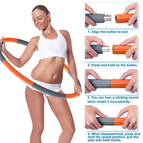 DUTISON - Cerchio per esercizi per adulti, in