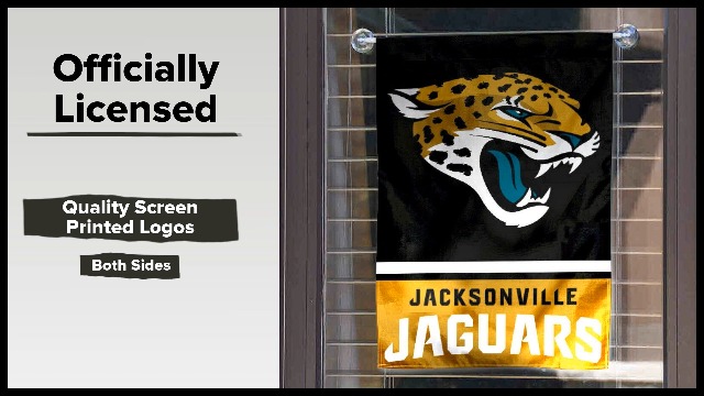 Amazon.com : Jacksonville Jaguars Double Sided Garden Flag