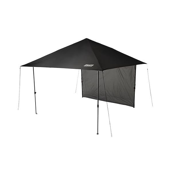 Coleman Oasis Lite Pop-Up Canopy Tent with Side Wall Attachment, Portable Shelter with Easy Setup & Takedown, Wheeled Carry Bag Included, 7x7/10x10ft Sizes