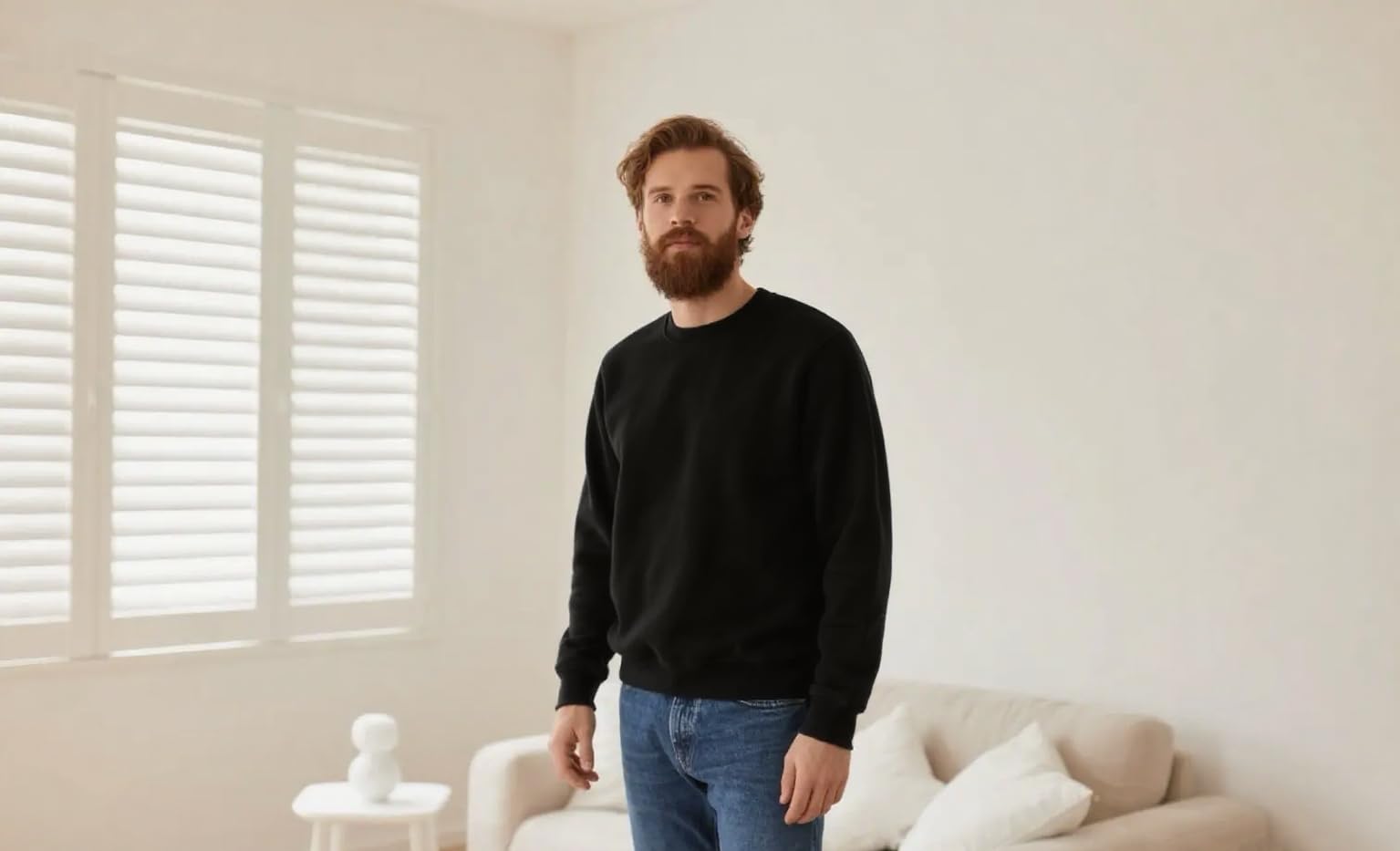 Hombres Polar Sudaderas Invierno Cuello Redondo Sweatshirt
