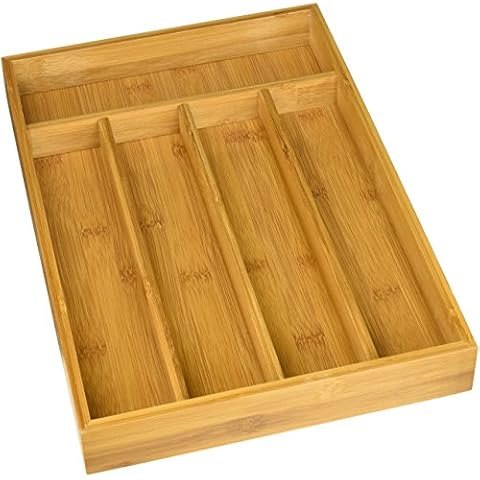 Culinary Edge Cutlery TRAY-14.5" X 10", 14.5″ x 10″, Bamboo Cover