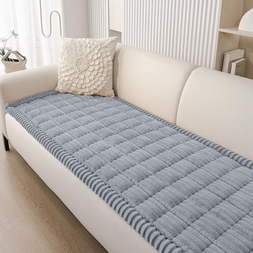 Smiry Washable Non-Slip Fuzzy Dog Couch Cover 27.6