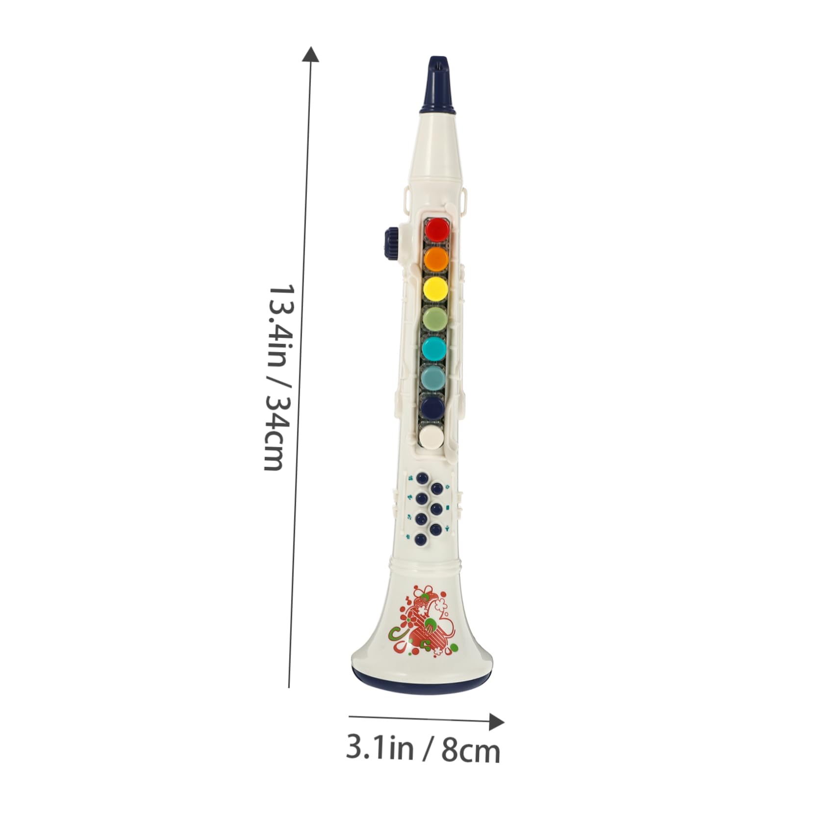 FOYTOKI 1Set Clarinet Educational Musical Wind Instrument for Safe Material Enhances Music Skills and Rhythm Present for Boys