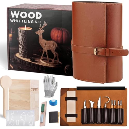 25PCS Wood Carving Tools Kit Professional Wood Whittling Craft Set