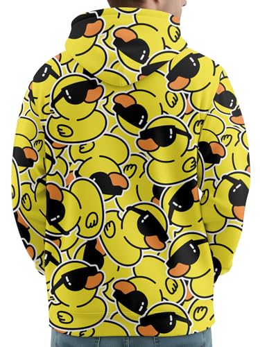 Image of PAGYMO Graphic Hoodies for Men Funny Novelty Pullover Hooded Sweatshirt | Funny 3D print, cool novelty design, colorful pattern, mens graphic pullover hoodie, sarcastic style, funky winter fashion