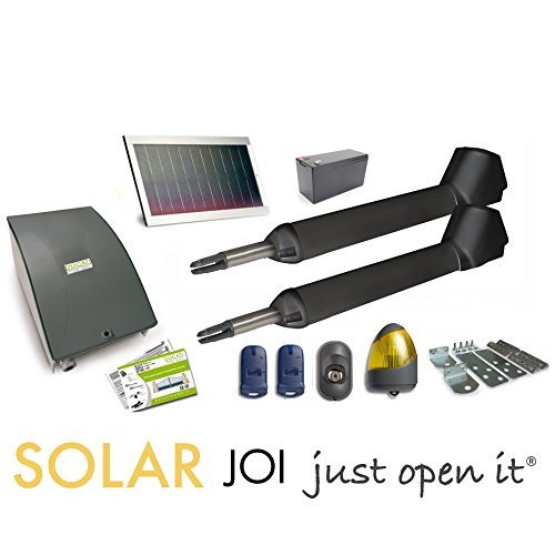 SW7000 T Solar automatismo Kit motorización Ducati Home para puerta corredera Solar 100% inalámbrica abre Portal