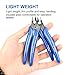 KAHIOE 5Pcs/PACK 170 Flush Cutter Internal Spring Cutting Pliers Small wire cutters