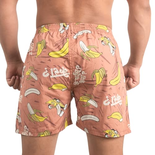 ONE Horn - Banana Or Kera Printed Boxer Shorts for Men | 100% Cambric Cotton | 60x60 Thread Count | Soft Waistband4