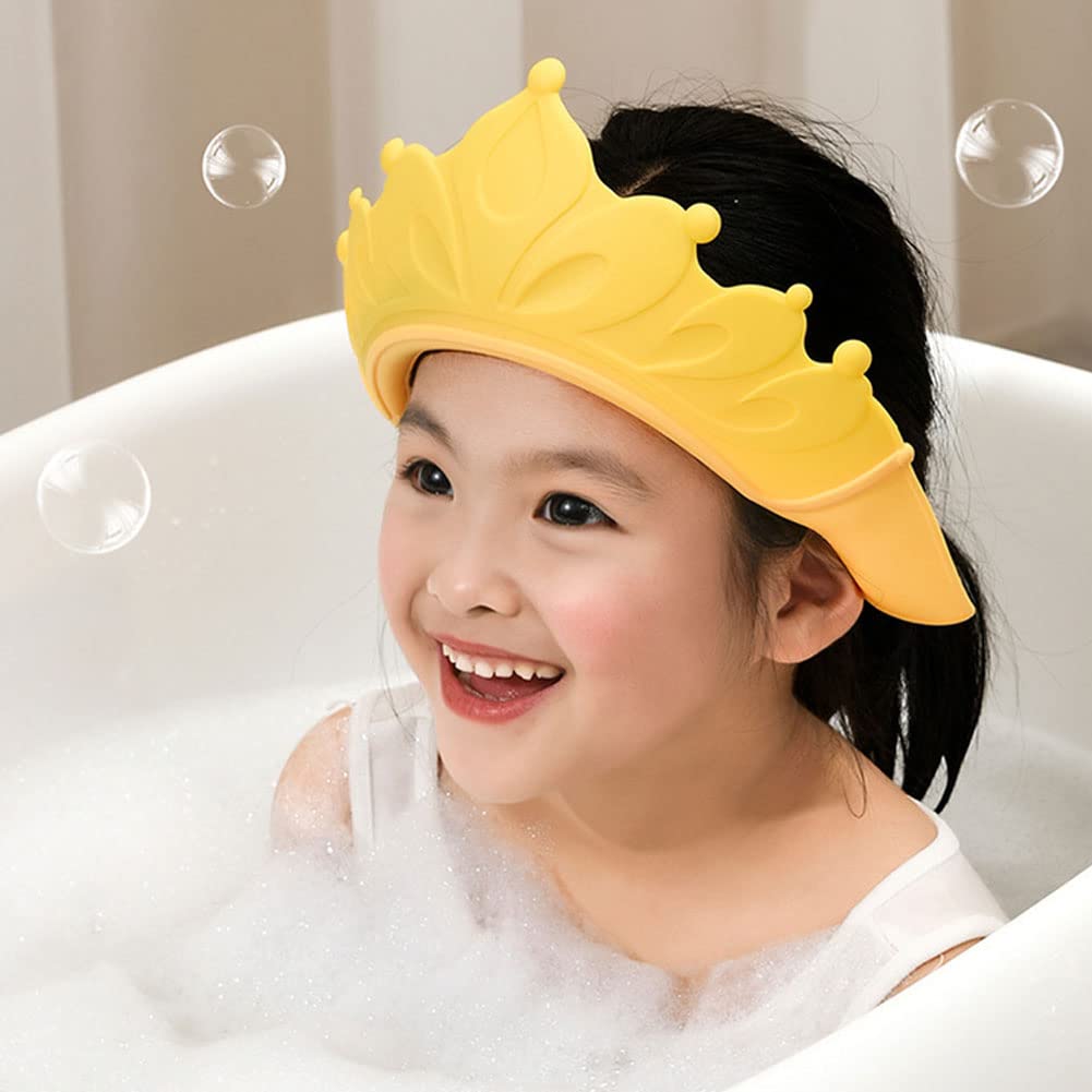 Bonnet De Douche Pour Enfant,0 à 9 Ans,Réglable Visière Bonnets De Bain