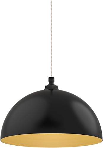 Vista 38 de Steel Lighting Co. Westwood - Lámpara de almacén Montaje en techo Cúpula redonda de 24 pulgadas Luz de granero de acero grande fabricada