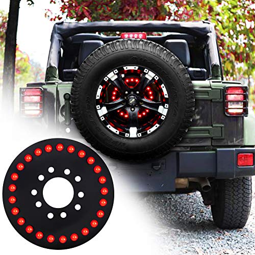omotor for Jeep Third Brake Light Spare Tire Brake Light for 2007-2020 Jeep Wrangler JK JL Unlimited Rubicon Sahara X Sport