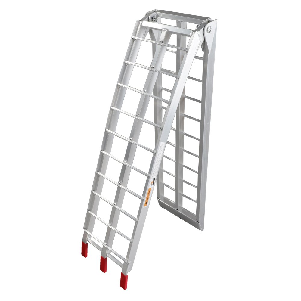 MOTORHOT7.5ft Foldable Loading Ramps fit for ATV UTV Dirt Bike Truck Traile Aluminum