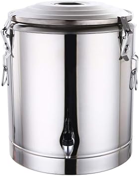 Sealed Insulation Barrel, Stainless Steel Double-Layer Large-Capacity Faucet, Healthy and Rust-Proof Durable Storage Barrel,30L