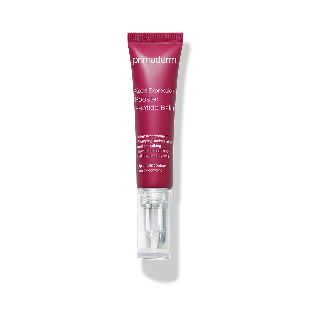 PRIMADERM – XPERT Expression Booster Peptide Balm 10 ml | Bálsamo voluminizador y rellenador de labios | Suaviza arrugas del contorno | Estimula ácido hialurónico | Hidratación intensa y firmeza