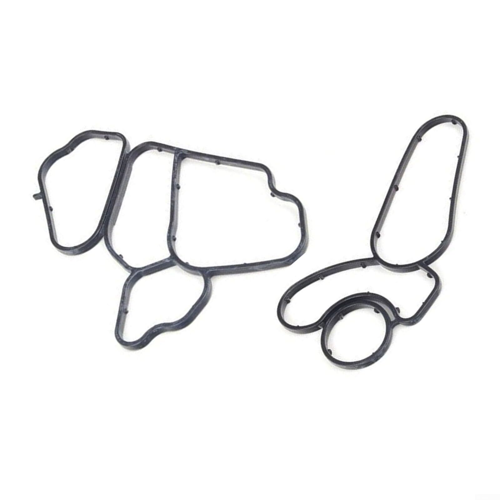 Trayne Oil Filter Housing Element Seal Gasket Kit, Replacement For BMW 3/5/6/7 Series X3 X5 X6 E46 E90 E60 E63 E65 Models, OEM 11427788455 11427788463