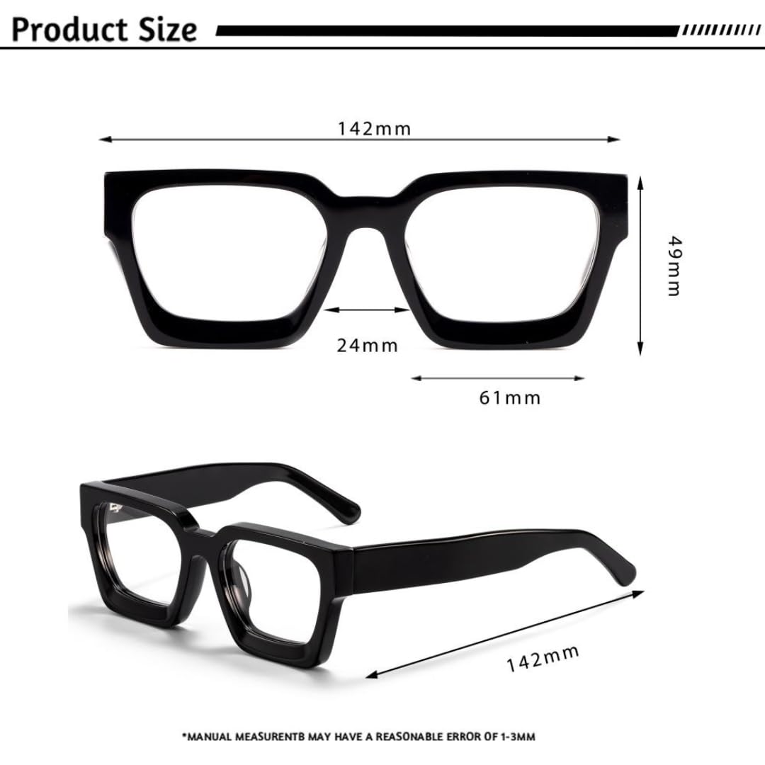 Gafas de sol vintage para hombre, montura cuadrada gruesa, diseño punk degradado, gafas de sol gruesas, gafas retro para mujer, viajes y fiestas, protección UV400