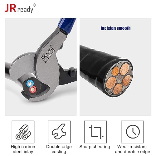 Cortacables JRready ACT-WN30 alicates para cables de cobre y aluminio de 10 pulgadas 5