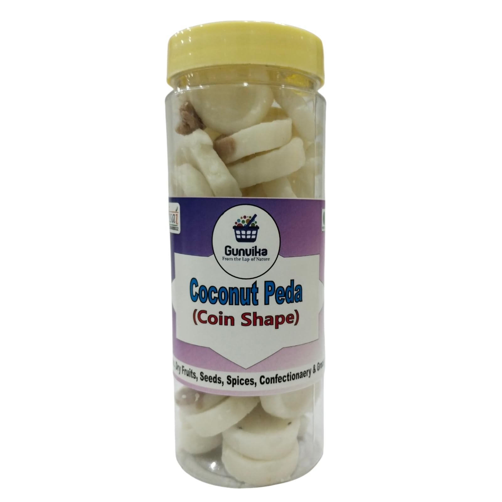 Gunvika Coconut Peda Coin Shape Soft & Chewy Toffee | Real Coconut Peda Toffee | Coconut Candy | Coconut Milk Toffee | Coconut Peda Coin Shape - 200 Gm (B0CZYRRH5V) Amazon Price History, Amazon Price Tracker