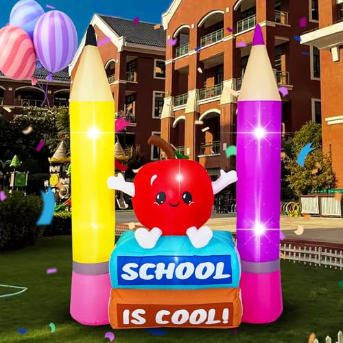 Livre de crayons gonflables 2,4 m pour aménagement de jardin extérieur