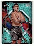 2024 Topps Finest UFC Refractor Aqua Glitter #51 Junior Tafa RC Rookie Heavyweight Men Official MMA Trading Card